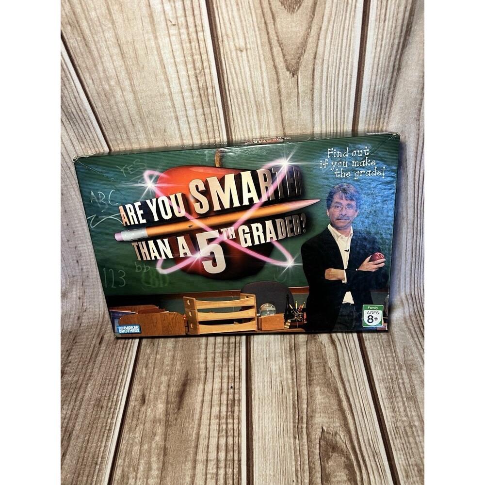 Are You Smarter Than a 5th Grader Board Game Parker Brothers 2007 Edition
